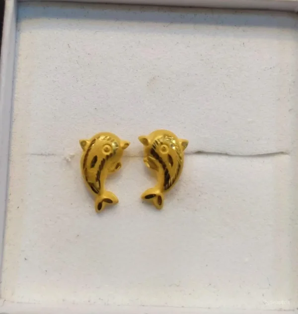 Pure 22k Gold Perfection in earring