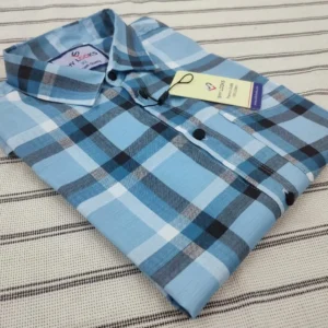 Luxury China Magnet Cotton Stripped full Sleeve Print Shirt-1400A