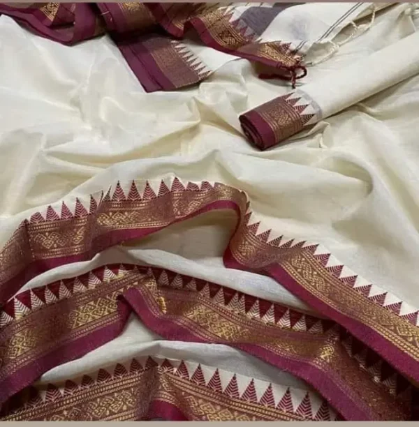 The elegance of a saree and the grace of Bengali women shine together in this shari-1200A