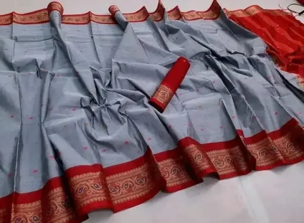 The elegance of a saree and the grace of Bengali women shine together in this shari-1200A