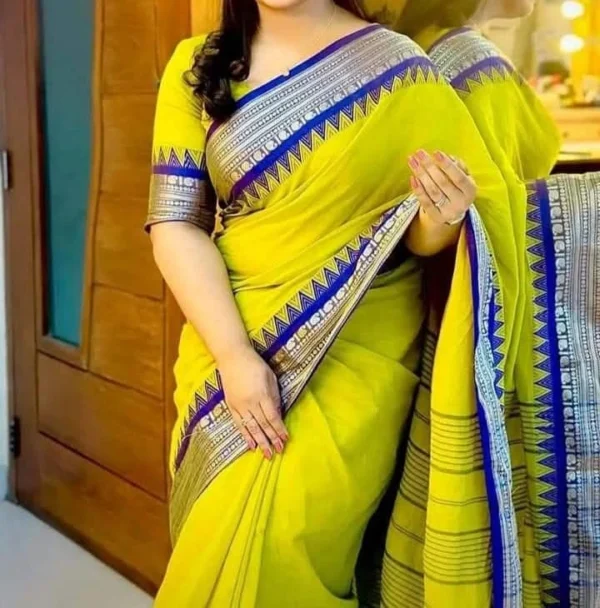 Half silk booty saree_1000A