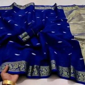 Half silk booty saree_1000A