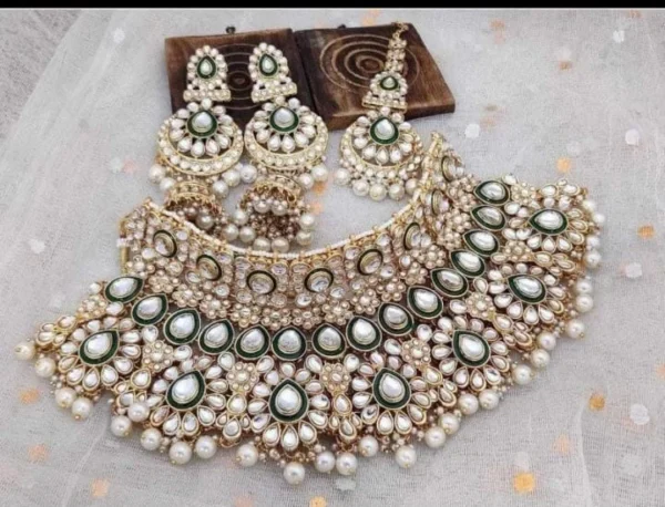 Simple indian kundon jewellery-3290A